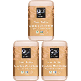 One With Nature front packaging showing three 7oz bars and clear product benefit
