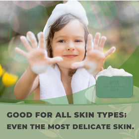 One With Nature ingredients label showing shea butter argan oil and Dead Sea minerals benefits