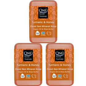 One With Nature front packaging showing three 7oz bars and eco-friendly box