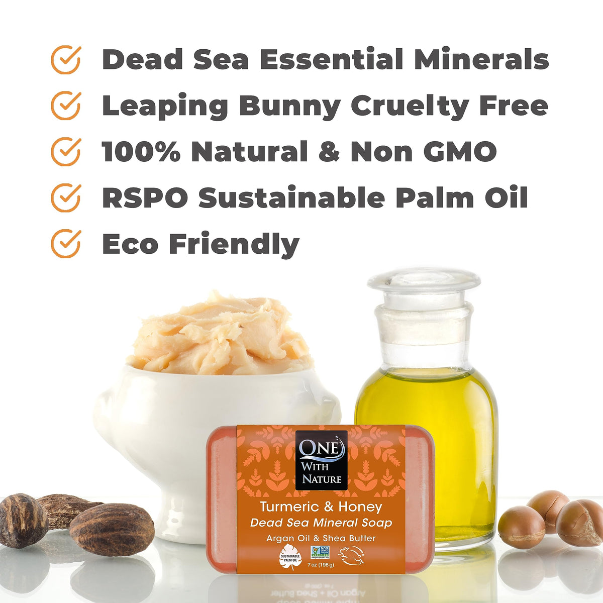 One With Nature rich lather and foam demonstrating cleansing performance