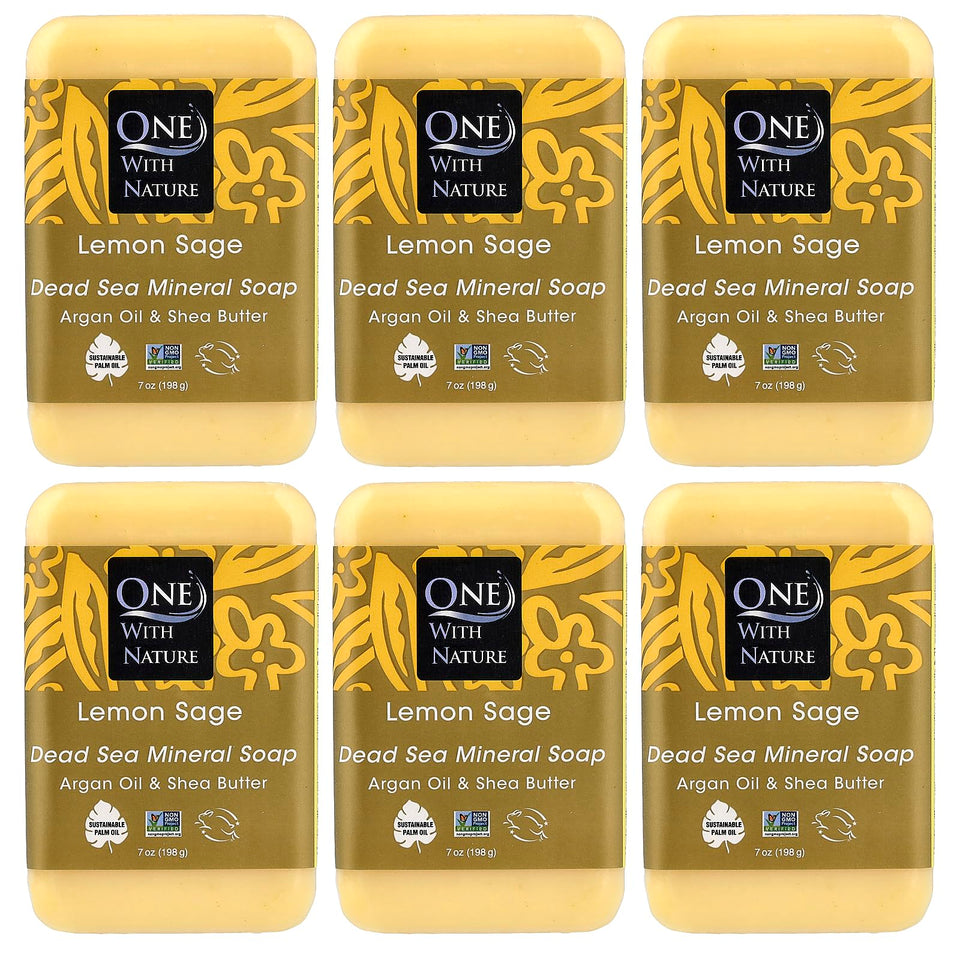 One With Nature front packaging showing lemon sage scent and benefits