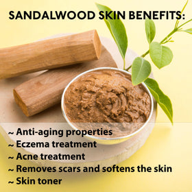 One With Nature sandalwood bar close-up texture highlighting moisturizing oils