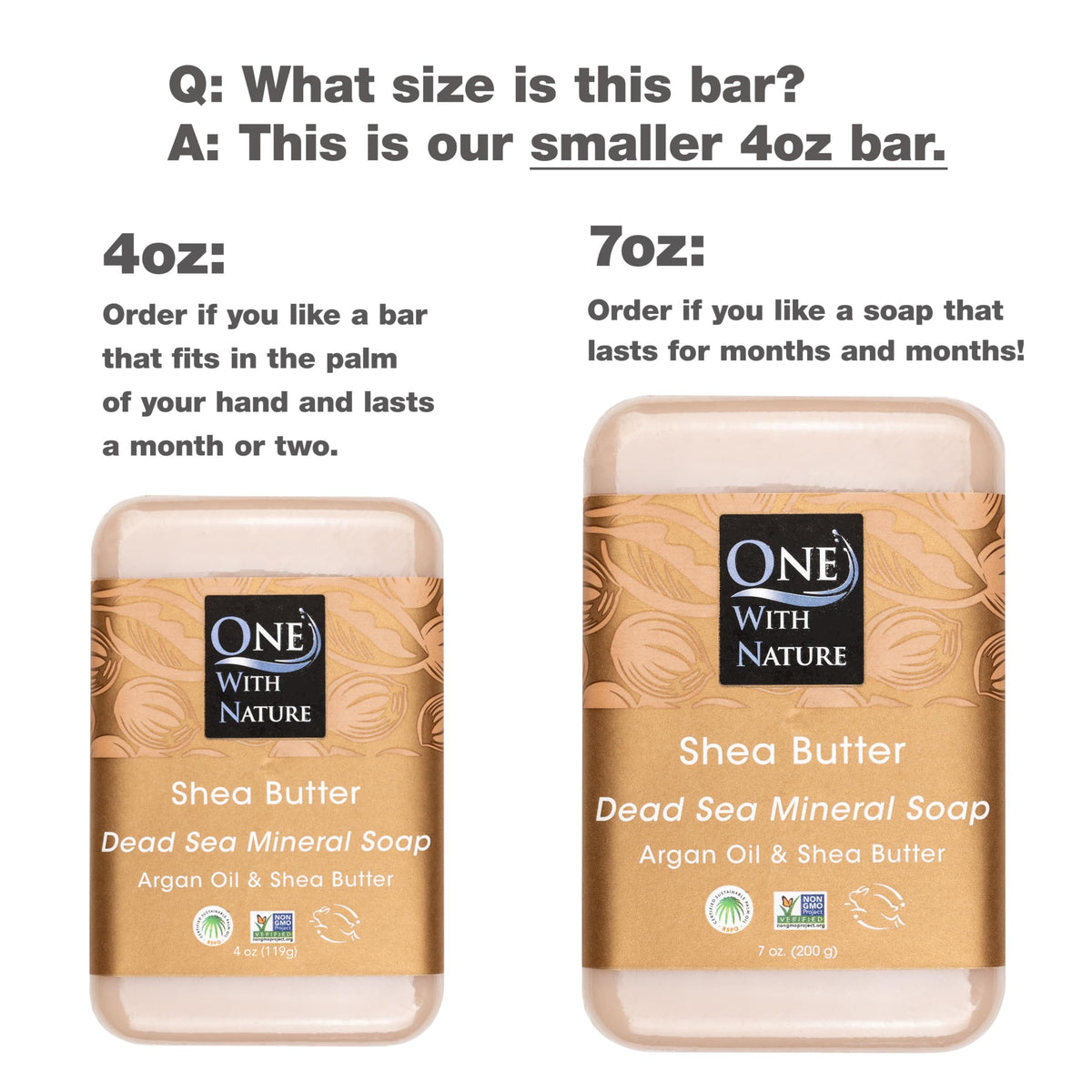 One With Nature close-up of salt crystals on soap highlighting mineral exfoliation benefit
