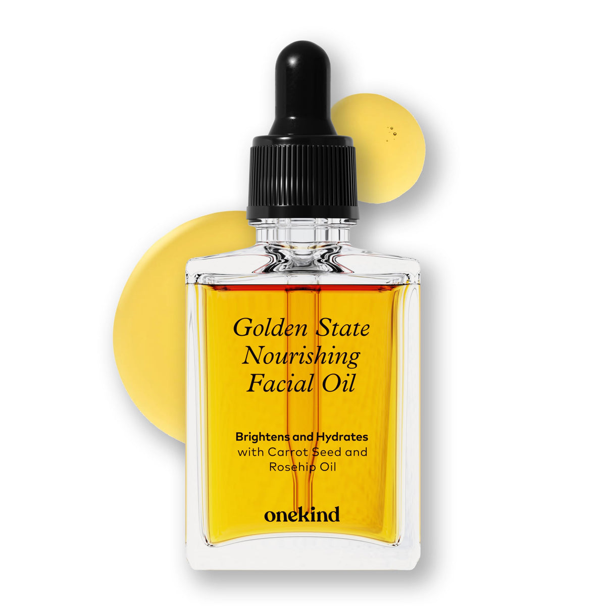 onekind bottle front view showing elegant packaging and hydration benefits