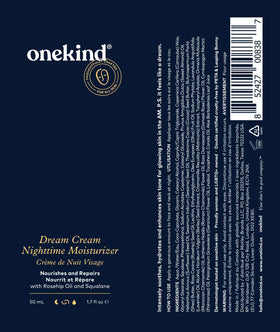 Onekind packaging box and jar together showing made in North America quality reassurance
