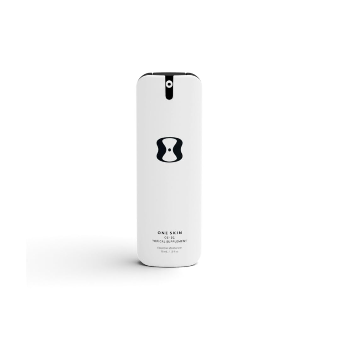 oneskin front packaging showing mini tube and brand clarity benefit