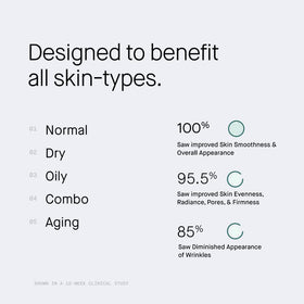 oneskin label close-up displaying ingredient focus and scientific formulation benefit