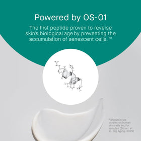 oneskin applying product on hand demonstrating fast absorption and hydration benefit