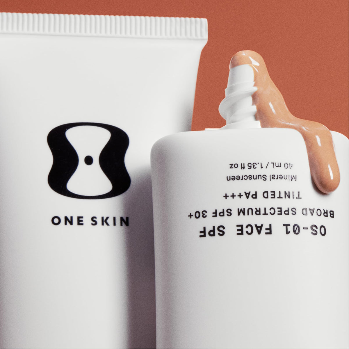 oneskin ingredient label close-up detailing peptide and antioxidant blend