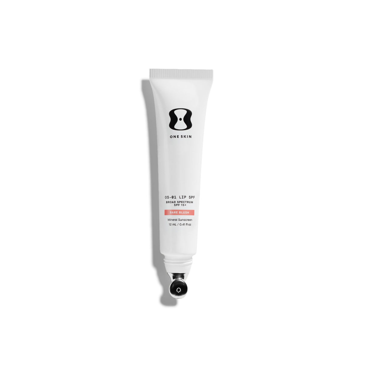oneskin front packaging showing tinted peptide lip balm and SPF protection