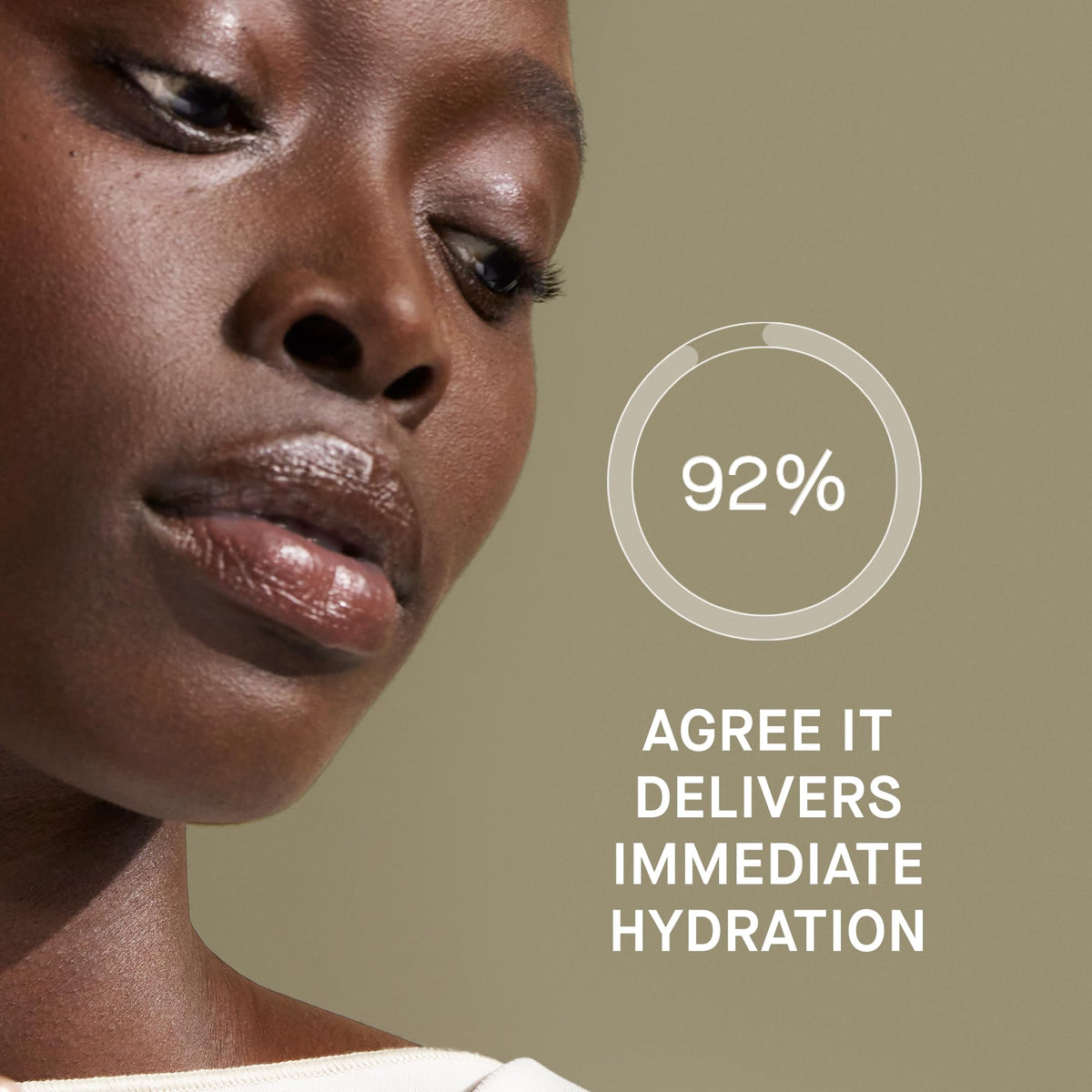 oneskin smooth texture swatch illustrating hydrating finish