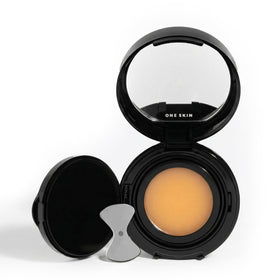 oneskin front jar showing product branding and clean packaging benefit