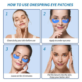 Onespring lifestyle spa setting showing relaxing home eye-care routine
