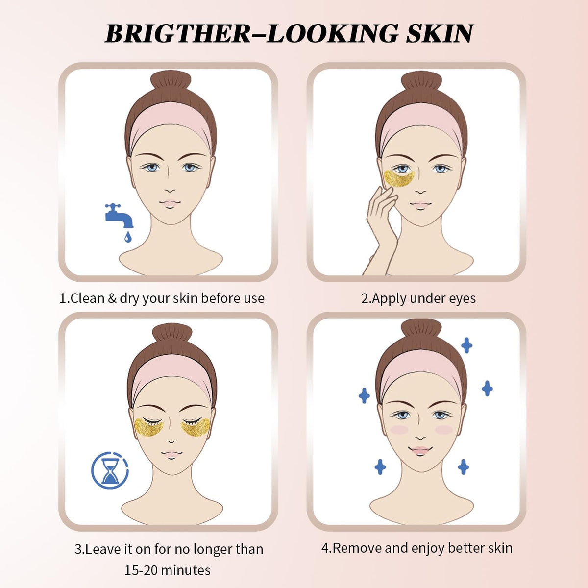 Onespring removed patch with serum residue for visible hydration