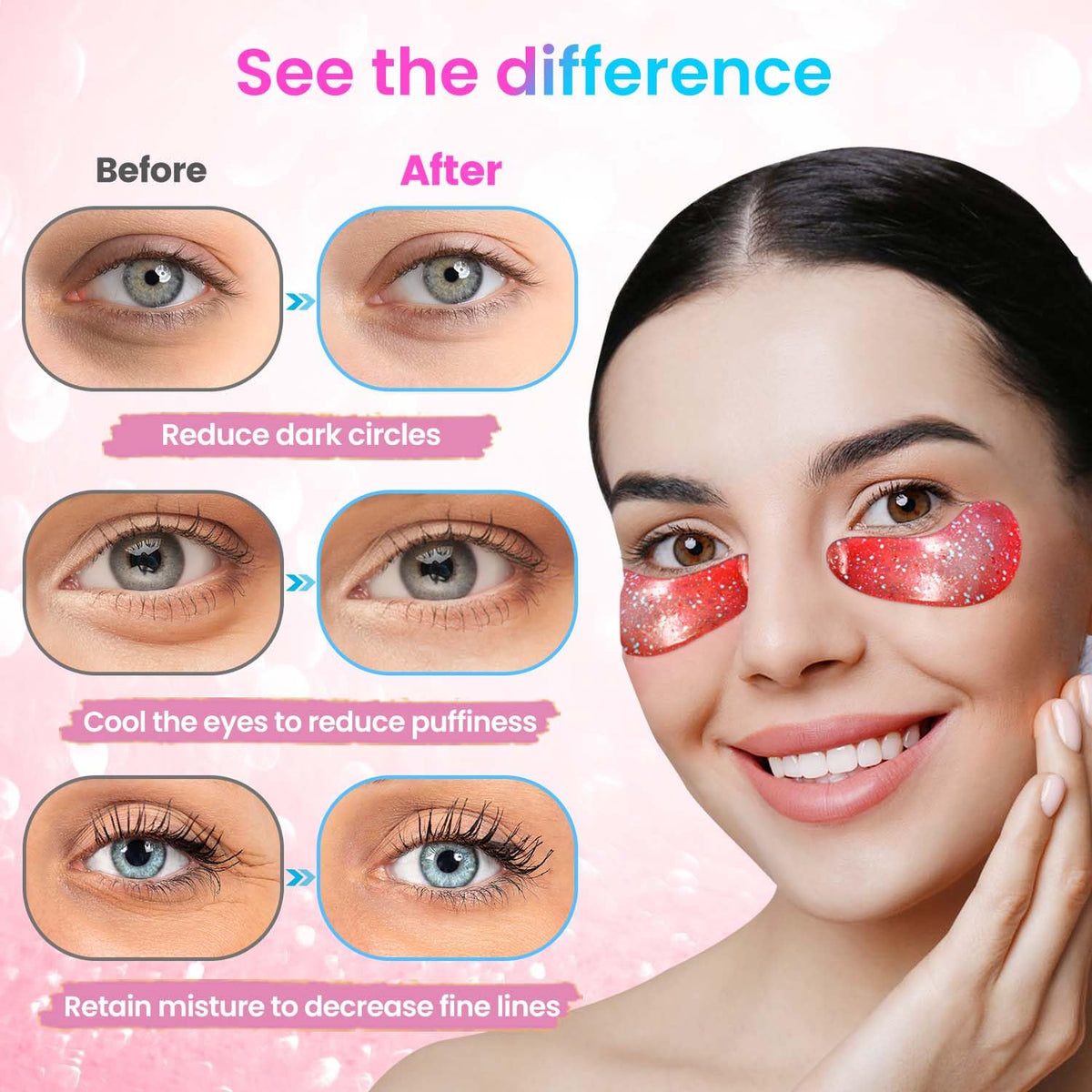 Onespring single pair close-up on skin demonstrating smooth adhesive fit