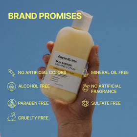 ONGREDIENTS label close-up displaying peptides, ceramide, and vegan badge