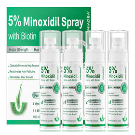 ONIADBA front bottles showing four-pack for consistent treatment