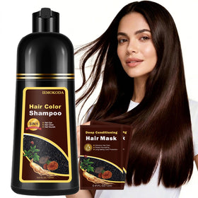 Onilyua bottle front packaging shows dark brown shade and benefits