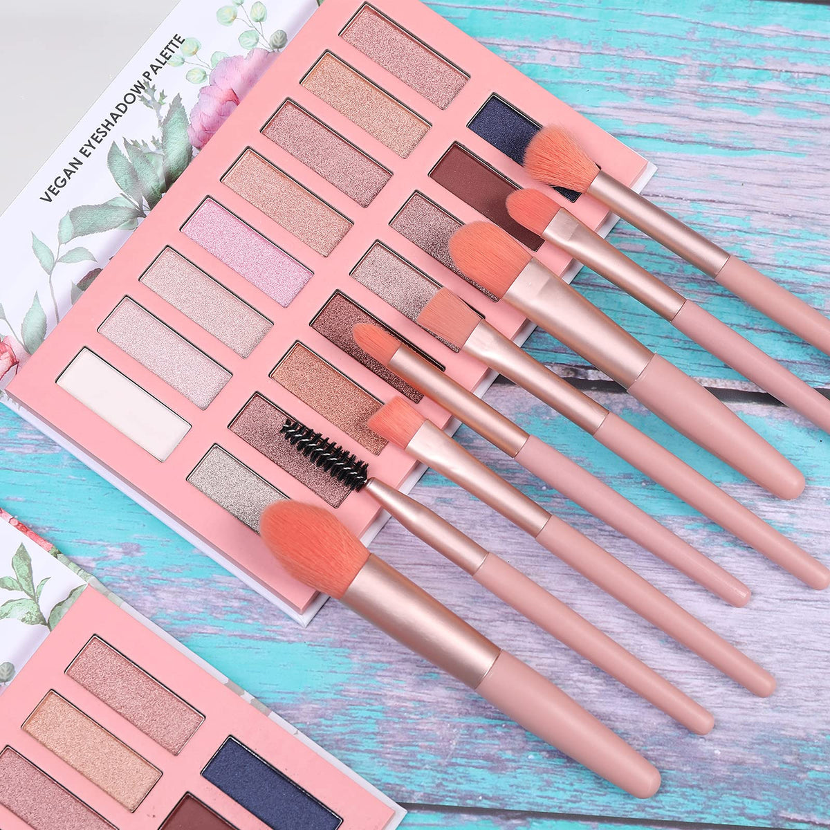ONLYBETTER palette next to hand showing compact size and portable benefit