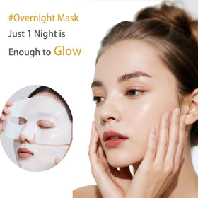 ONMYLOVIN mask beside hand for size comparison and easy application