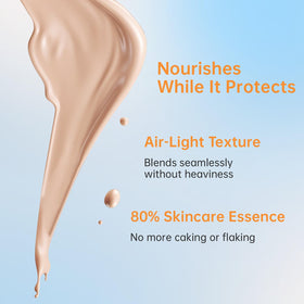 ONSART applied on hand blending evenly illustrating no white cast