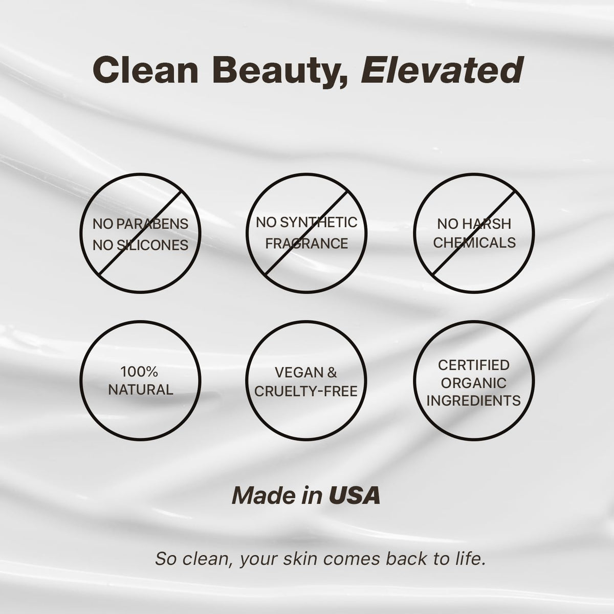 Onsen Secret label detail highlighting hot-springs minerals and organic claims