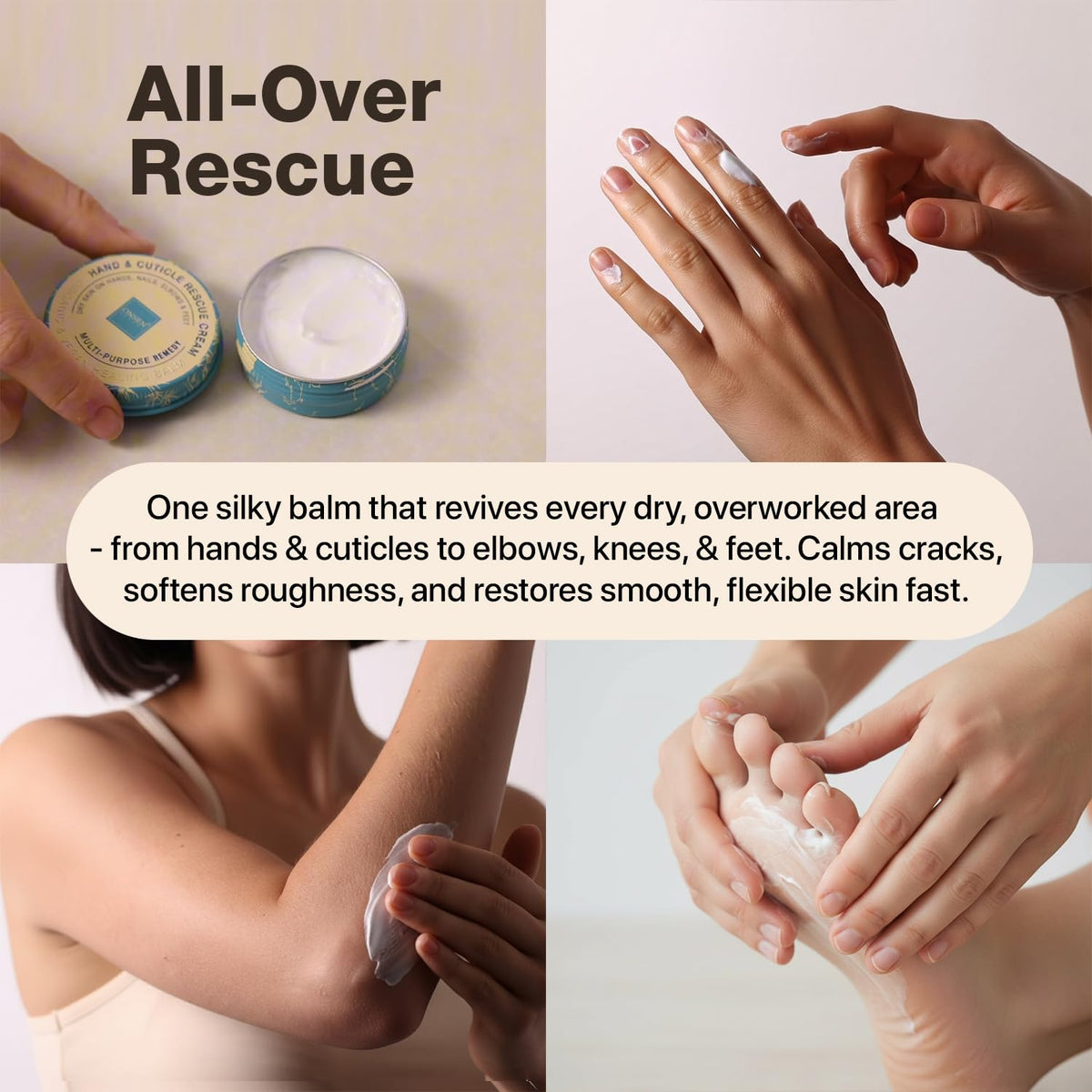 Onsen Secret applied to cuticle demonstrating nail conditioning benefit