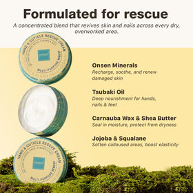 Onsen Secret jar held in hand showing compact size and portability