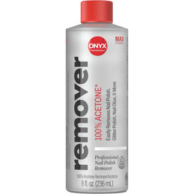 Onyx Professional bottle front view showing label and volume for fast removal benefit
