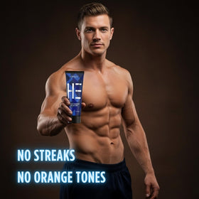 Onyx HE bottle next to a tanning bed scene suggesting professional indoor use