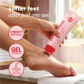 Onyx Professional foot mask in hand for size comparison and ease