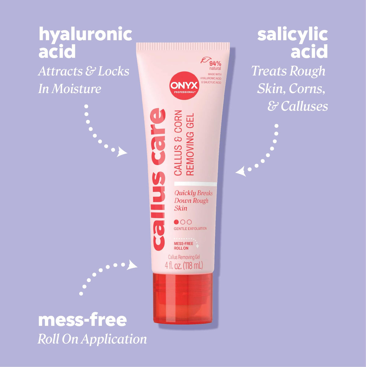 Onyx Professional gel texture showing smooth formula and easy spreading benefit