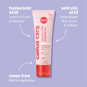Onyx Professional gel texture showing smooth formula and easy spreading benefit