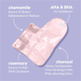 Onyx Professional charcoal chamomile rosemary ingredient close-up for soothing