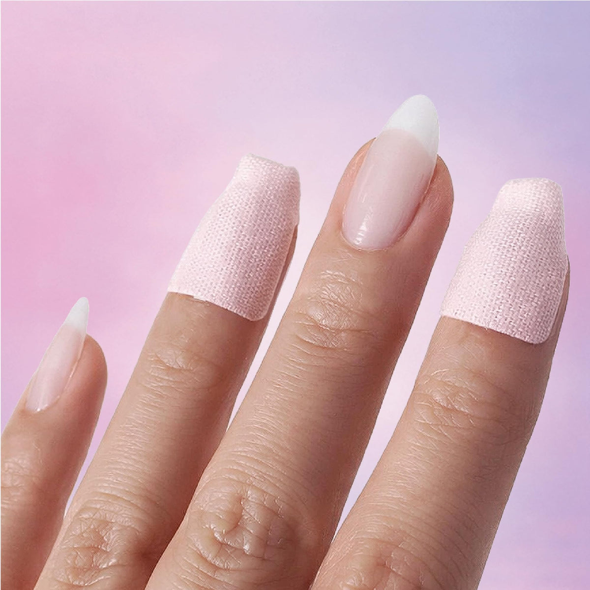 Onyx Professional before and after nails showing improved appearance