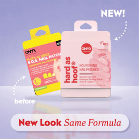 Onyx Professional hydrogel patch close-up showing texture and adherence