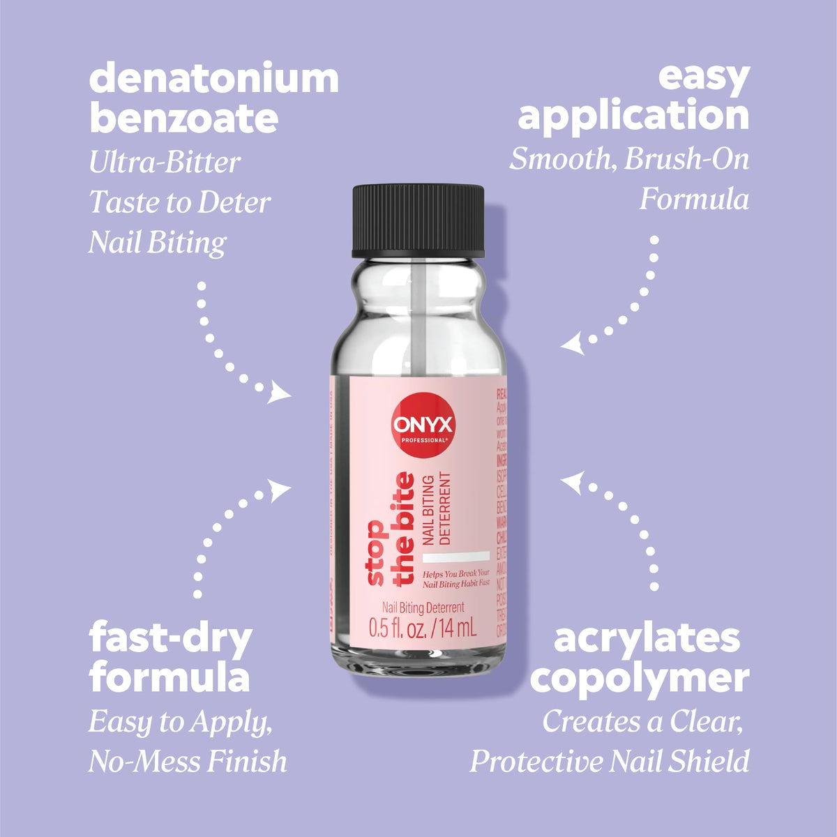 Onyx Professional texture close-up showing clear finish and durability benefit
