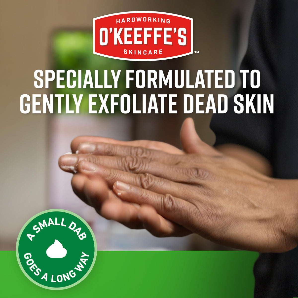 Two O'Keeffe's tubes boxed together emphasizing value and continuous hand care