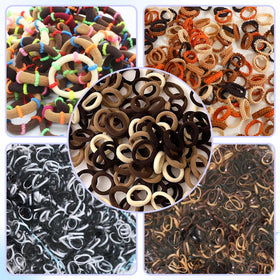 Ooosonlu hair ties in use in a high ponytail, secure hold without damage