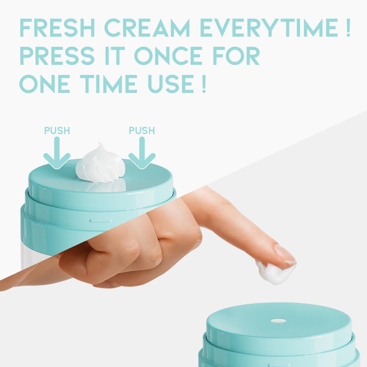 #OOTD airless pump detail preserving active ingredients and hygiene