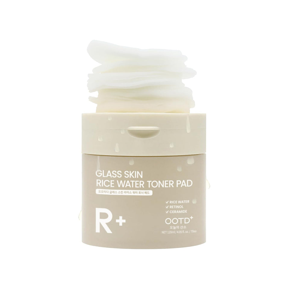 #OOTD jar of toner pads front view showing clean packaging and convenience
