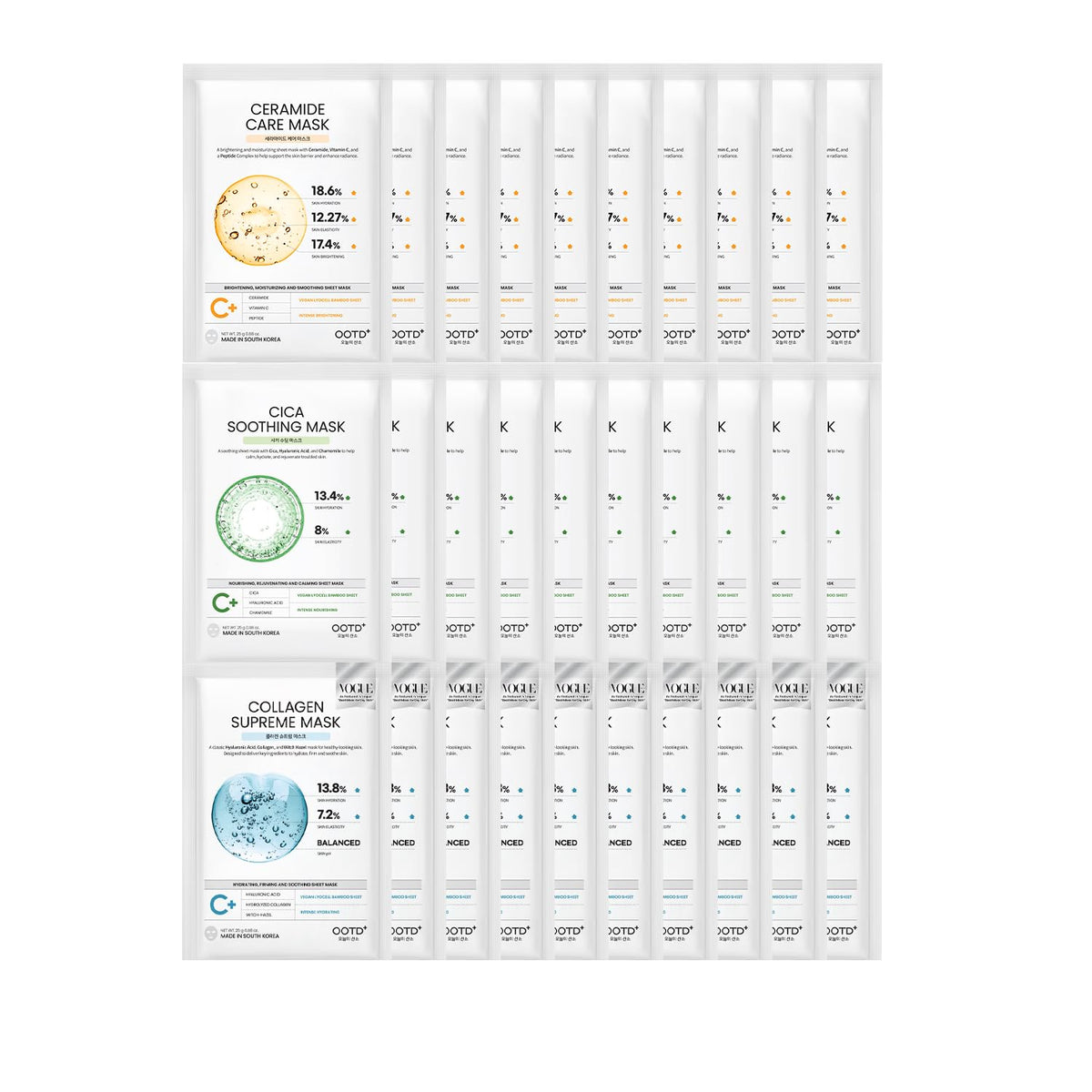 #OOTD front packaging showing full 30-count set and easy gifting benefit