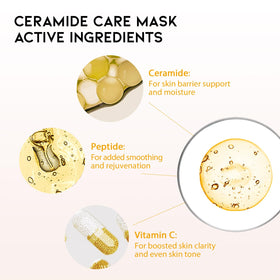 #OOTD person wearing sheet mask demonstrating easy at-home application
