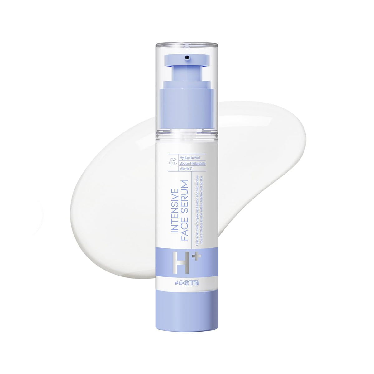 #OOTD front packaging showing bottle and label, clear presentation benefit