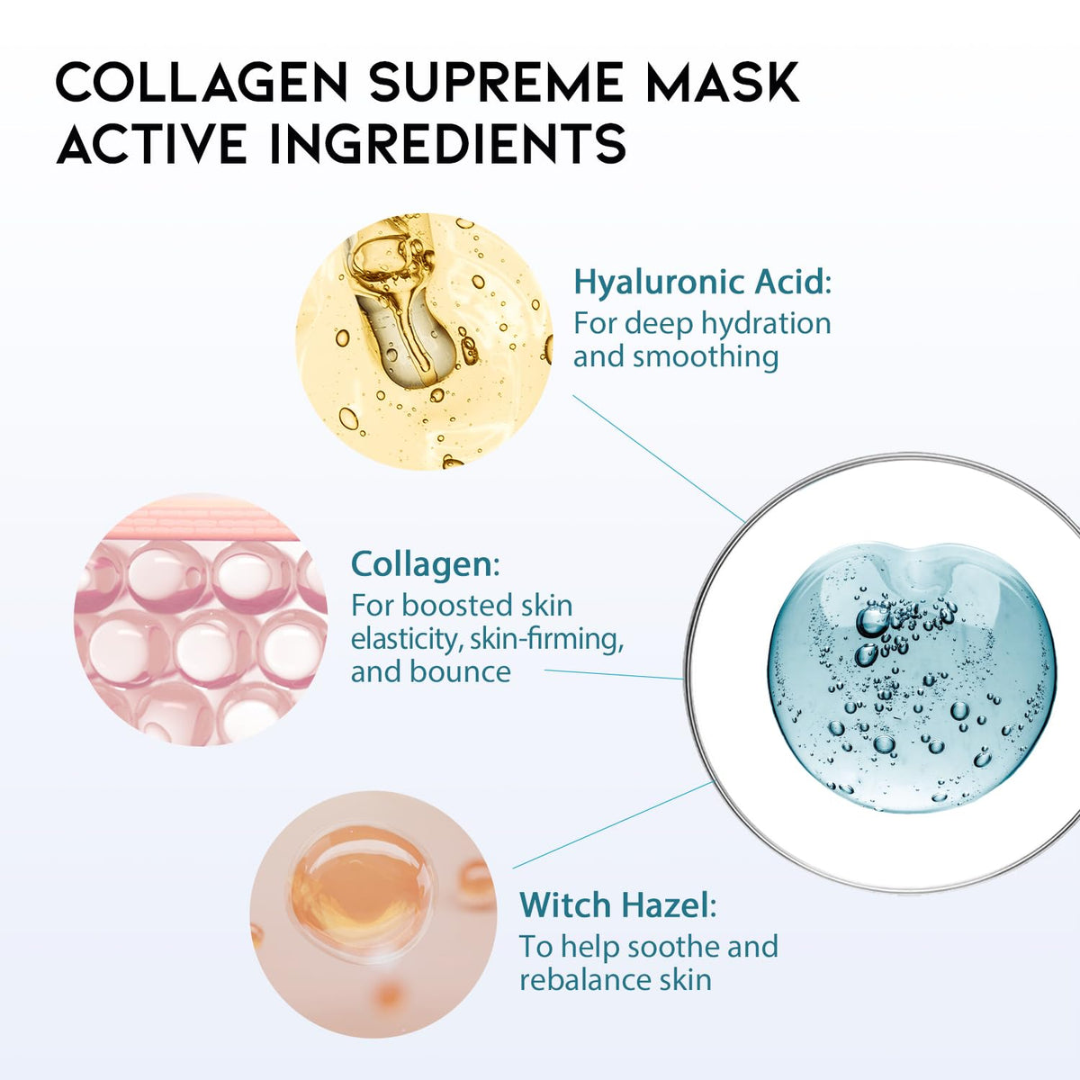 #OOTD close-up of mask saturated with serum highlighting hydrating texture