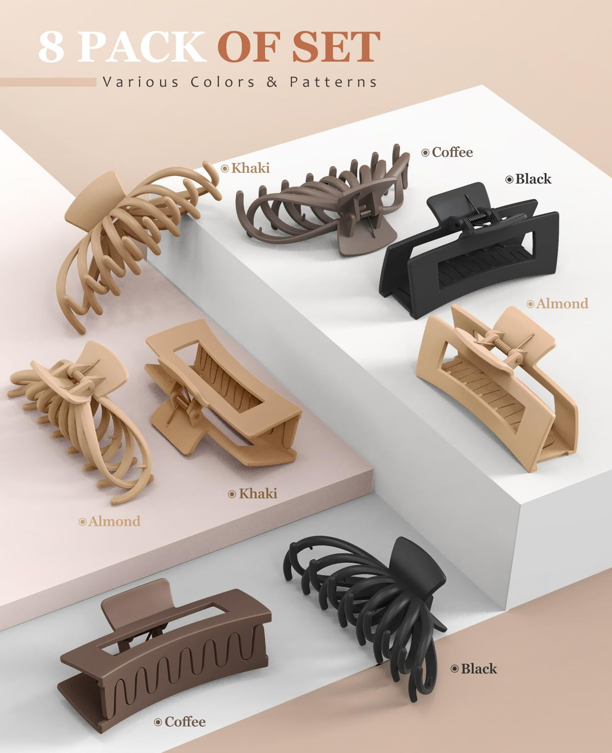 OPAUL clips securing a full updo on long hair for comfortable all-day wear