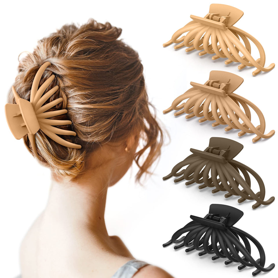 OPAUL front packaging showing four neutral colored clips and benefits