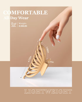 OPAUL clip in use holding a high ponytail securely and comfortably