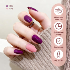 OpenLive base and glossy matte top coat close-up showing finish options