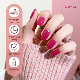 OpenLive glossy top coat brush close-up showing smooth shine for long-lasting polish